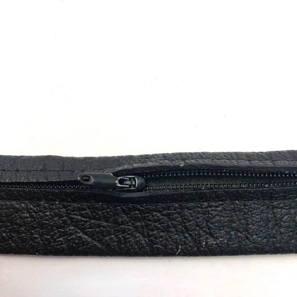 TipTop Elephant Leather Money Belt Zipper 3130 Mens Medium Holes at 30-34